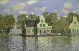 Monet, Claude: Dům na řece Zaan v Zaandamu