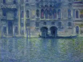Monet, Claude: Palazzo da Mula v Benátkách