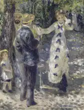 Renoir, Auguste: On a swing