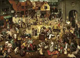 Brueghel, Pieter (st.): Boj mezi masopustem a půstem