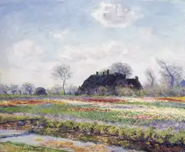 Monet, Claude: Tulipánová pole v Sassenheim