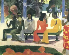 Gauguin, Paul: Ta Matete (We Shall Not Go to Market Today)