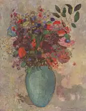 Redon, Odilon: Flowers in vase