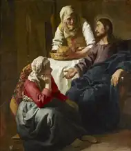 Vermeer, Jan: Christ in the House of Martha and Mary
