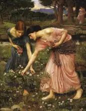 Waterhouse, J. W.: Gather ye rosebuds while ye may