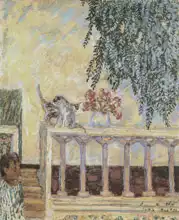 Bonnard, Pierre: Kočky na zábradlí