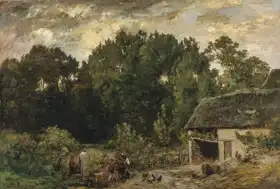 Daubigny, Charles-Francois: Venkovské stavení