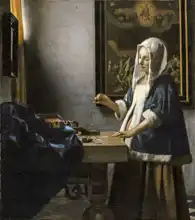 Vermeer, Jan: Žena s váhou