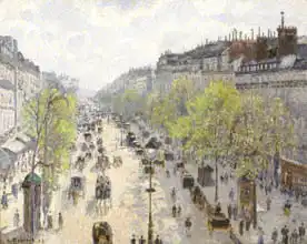 Pissarro, Camille: Boulevard Montmartre, jaro 