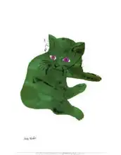 Warhol, Andy: Zelená kočka