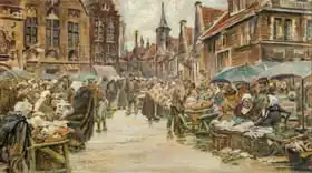 Schwaiger, Hanuš: Rybí trh v Bruggách II.