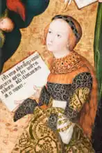 Cranach, Lucas: Sv. Kristina