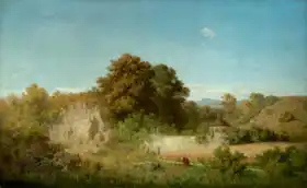 Kosárek, Adolf: Letní krajina s kaplí