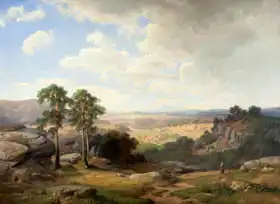 Bubák, Alois: Letní odpoledne v krajině pohoří jizerského - Letní odpoledne