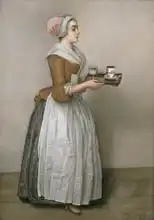 Liotard, J. E.: Dívka s čokoládou