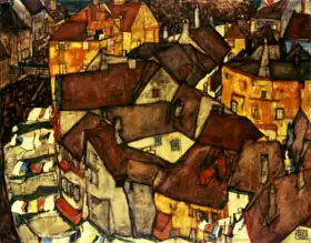 Schiele, Egon: Krumau Town Cresent
