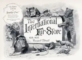 Neznámý: The International Fur Store, Regent Street, London