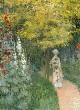 Monet, Claude: Růžová zahrada
