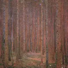 Klimt, Gustav: Pine Forest
