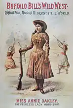 Neznámý: Buffalo Bills (1846-1917) Wild West Show, featuring Annie Oakley