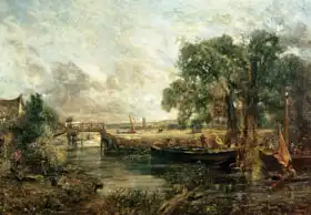 Constable, John: Stour poblíž  Dedhamu