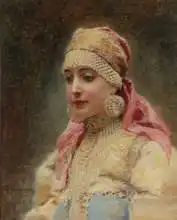 Makovsky, Konstantin J.: Portrét bojaryně