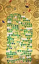Klimt, Gustav: Stoclet Frieze 6 - Strom života