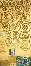 Klimt, Gustav: Stoclet Frieze 7 - Strom života