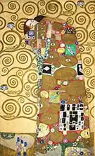 Klimt, Gustav: Stoclet Frieze 8 - Naplnění