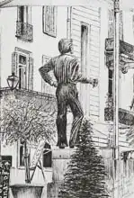 Alexander Booth, Vincen: Statue at Cannet