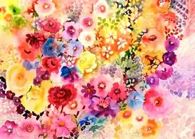 Pushparaj, Neel: Red carnation