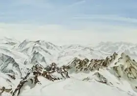 Sanders, Francesco: View from Mont Fort, Verbier