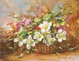 Williams, Albert: Winter Flora in a Woodland Shade