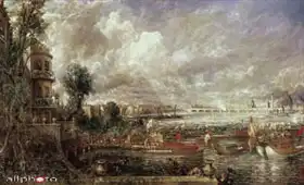 Constable, John: Otevírání  Waterloo Bridge