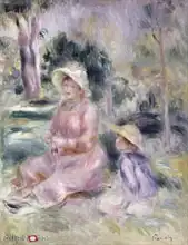 Renoir, Auguste: Madame Renoir and syn Pierre
