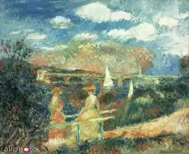 Renoir, Auguste: Břehy Seiny v Argenteuil