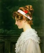 Stone, Marcus: Profile of a young girl