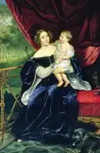Bryullov, Karl: Countess Olga Ivanovna Orlov-Davydov with her daughter