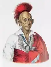 King, Charles Bird: Ma-Ka-Tai-Me-She-Kia-Kiah or Black Hawk, a Sauk Brave