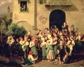 Waldmüller, Ferdinand Georg: After School