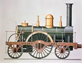 Anglická škola (19. století): Stephenson North Star Steam Engine