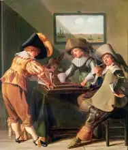 Hals, Dirck: Backgammon Players
