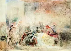 Makovsky, Konstantin J.: Death of Claudius Caesar Nero (AD 37-68)