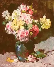 Jeannin, Georges: Váza květin