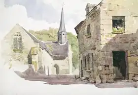 Absolon, John: Church with a small steeple