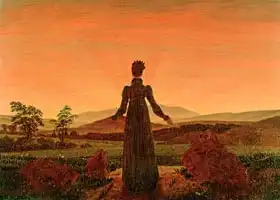 Friedrich, Caspar David: Woman Before the Rising Sun