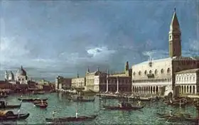 Bellotto, Bernardo: Grand Canal with the Church of Santa Maria della Salute