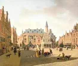 Berckheyde, Gerrit: View of the Grote Markt in Haarlem