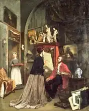 Neznámý: Artist Studio (signed A.T. 68)