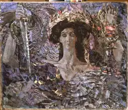 Vrubel, Mikhail: Six-winged Seraphim (Azrael)